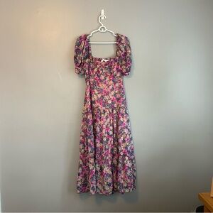 Astr Multicolor Floral Maxi Dress